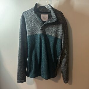 Men's Sonoma Goods For Life® Supersoft Regular-Fit Sweater Fleece Snap Mockneck